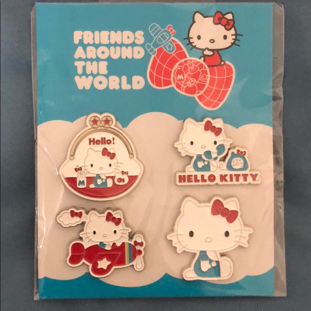 Hello Kitty FATW Tour Enamel Pin Set